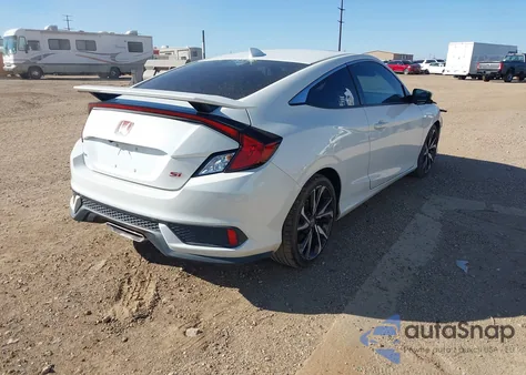 2019 Honda Civic Si из США, поврежденный, VIN 2HGFC3A52KH750206